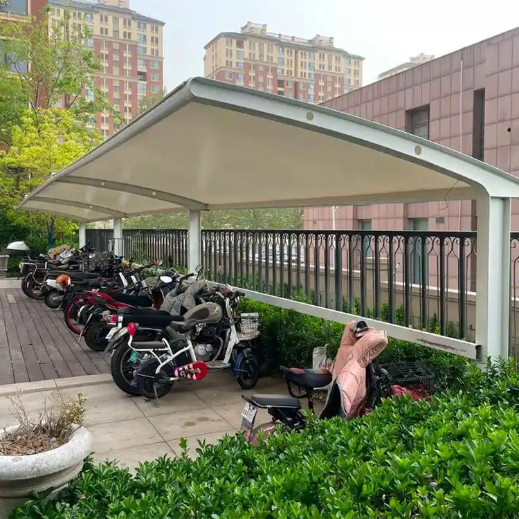 安平县膜结构电动车棚